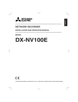 Mitsubishi DX-NV100E Manual de usuario