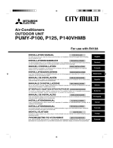 Mitsubishi Electric PUMY-P125 Guía de instalación
