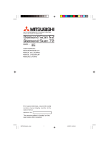 Mitsubishi Electronics Diamond Scan 72 Manual de usuario