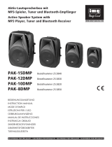Monacor PAK-15DMP Manual de usuario
