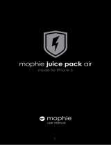 Mophie Juice pack air 5 Manual de usuario