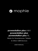 Mophie 3461_PSPLUS-6K-2N1-SGRY-BLK Manual de usuario