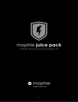 Mophie Juice pack - Galaxy S5 Manual de usuario