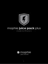 Mophie Juice pack plus iPhone 5 Manual de usuario