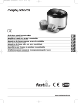 Morphy Richards STAINLESS STEEL BREADMAKER - AUTRE Manual de usuario