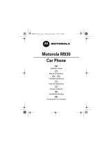 Mode d'Emploi M930 Manual de usuario