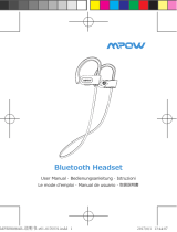 Mpow Bluetooth Headset Manual de usuario
