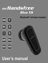 Mr Handsfree blue XS Manual de usuario