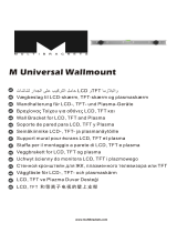 Multibrackets M Universal Wallmount Black Manual de usuario