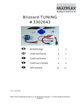 MULTIPLEX Antriebssatz Blizzard Tuning El manual del propietario