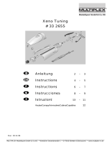 MULTIPLEX Antriebssatz Xeno Tuning El manual del propietario