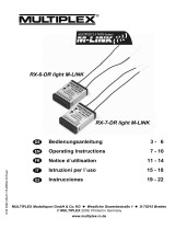 MULTIPLEX Empfaenger Rx 6 Dr Light El manual del propietario