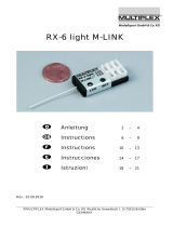 MULTIPLEX RX-6 light M-LINK El manual del propietario