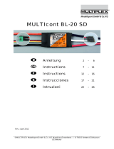 MULTIPLEX Multicont Bl 20 Sd El manual del propietario