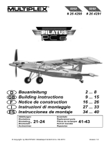 MULTIPLEX Pilatus Pc 6 Blue El manual del propietario