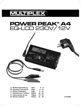 MULTIPLEX Power Peak A4 EQ-LCD - 30 8560 El manual del propietario