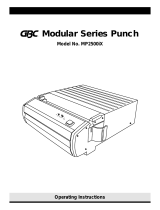 MyBinding GBC MP2500ix Modular Punch El manual del propietario
