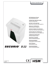 MyBinding HSM Securio B22S Level 2 Strip Cut Manual de usuario