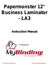 MyBinding Papermonster LA4 Manual de usuario