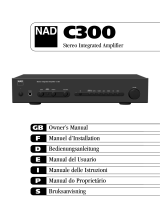 NAD C300 El manual del propietario
