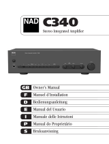 NAD C340 Manual de usuario