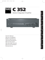 NAD Stereo Amplifier C 352 Manual de usuario