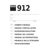 NAD Electronics 912 Manual de usuario