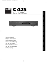 NAD C 425 Manual de usuario