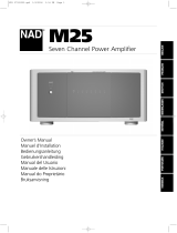 NAD Electronics m25 Manual de usuario