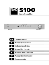 NAD Silver S100 Manual de usuario