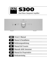 NAD Electronics S300 Manual de usuario