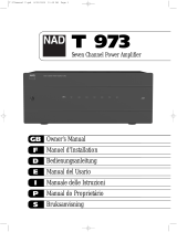 NAD Electronics T 973 El manual del propietario