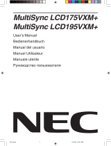 NEC MultiSync® LCD175VXM El manual del propietario