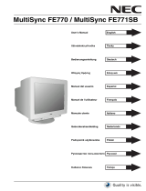 NEC MultiSync® FE770 (Black) El manual del propietario