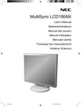 NEC MultiSync® LCD195NX El manual del propietario