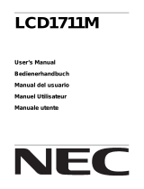NEC NEC LCD 1711M El manual del propietario