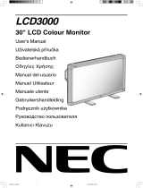 NEC NEC LCD3000 El manual del propietario