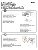 NEC NP-P401W El manual del propietario