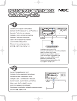 NEC PX750U Manual de usuario