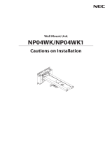 NEC NP04WK Manual de usuario