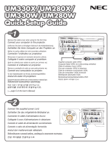 NEC NP-UM330X Manual de usuario