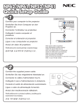 NEC NP52 Manual de usuario