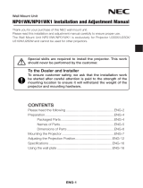 NEC NP-U250X El manual del propietario