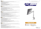 Newstar Newstar 2 x Monitor desk mount 10" - 24" Swivelling/tiltable, Swivelling Manual de usuario