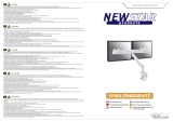 Newstar Newstar 2 x Monitor desk mount 10" - 24" Swivelling/tiltable, Swivelling Manual de usuario