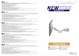Newstar Newstar 2 x Monitor desk mount 10" - 24" Swivelling/tiltable, Swivelling Manual de usuario