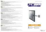 Newstar Products Newstar 2 x Monitor desk mount 10" - 24" Swivelling/tiltable, Swivelling El manual del propietario