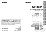 Nikon AF-S NIKKOR 85MM F-1.4G Manual de usuario