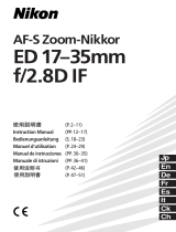 Nikon 17-35mm Manual de usuario