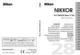 Nikon AF-S NIKKOR 28mm f/1.8G Manual de usuario